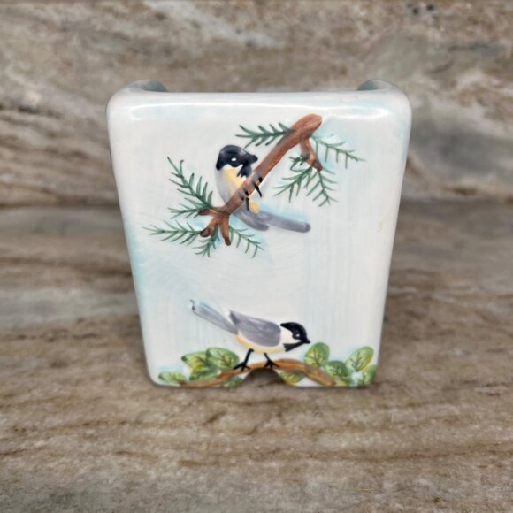 Vintage 2003 Phone Where Cell Phone Holder Ceramic Hand Painted - Picture 6 of 11